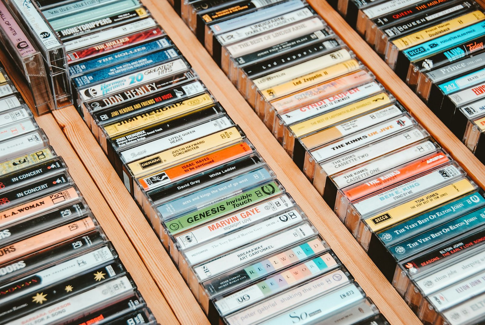 audio cassettes